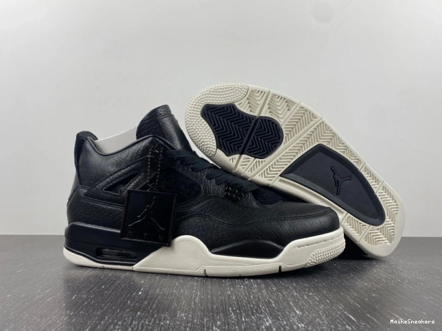 MaikeSneakers Retro Black Hair Pony 4 819139-010 Jordan 0801